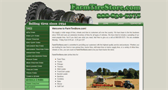 Desktop Screenshot of farmtirestore.com